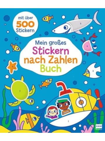 Ullmann Medien Buch - Mein großes Stickern-nach-Zahlen-Buch