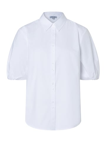 More & More trendy Puffärmel-Bluse in white