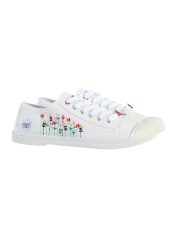 Le Temps des Cerises Schnürsenkel-Tennis Basic 02 Weiß
