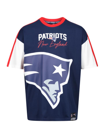 Re:Covered T-Shirt NFL Patriots New England Cut and Sew Oversized in Navy