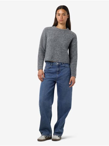 Noisy may Jumper in Medium Grey Melange