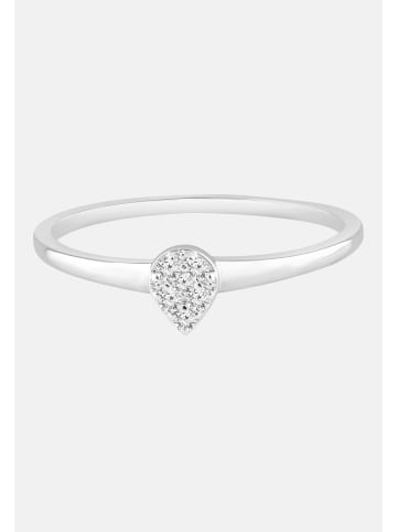 Diamant Exquis Ring aus 375 Weißgold mit Diamant