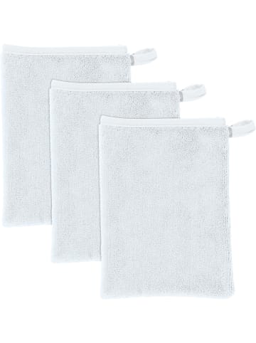 Erwin Müller Frottier Abschminkhandschuh 3er-Pack in weiß