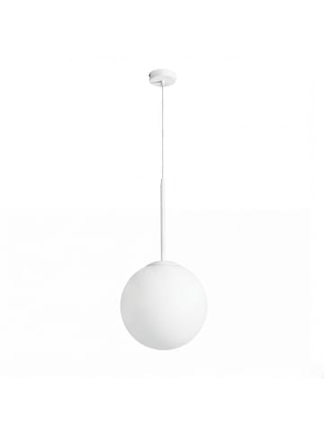 Licht-Erlebnisse Pendelleuchte (B)30 x (L)30 x (T)200 cm in Weiß