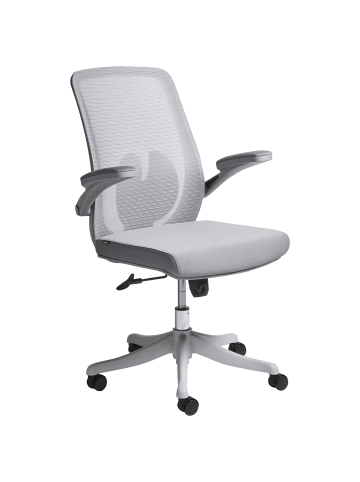 Beliani Bürostuhl OVERLORD in Grau/Schwarz - (W) 49 x (H) 100 x (L) 63 cm