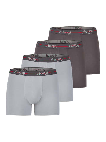 Sloggi Long Short / Pant men Start in Graphite / stone grey