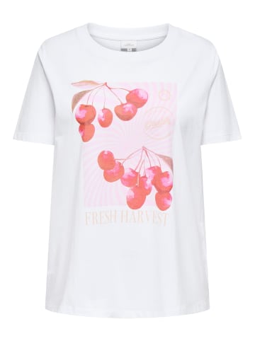 ONLY Carmakoma T-shirt in Bright White