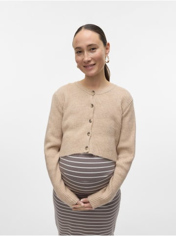 mama licious Strickjacke in Natural Melange