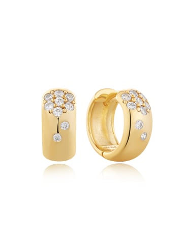 Ania Haie Ohrringe Sparkle Chubby Huggie Hoop in gold