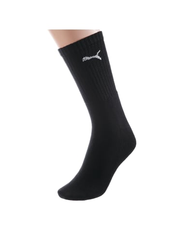 Puma Socks Unisex-Sport-Socken 6 Paar in schwarz