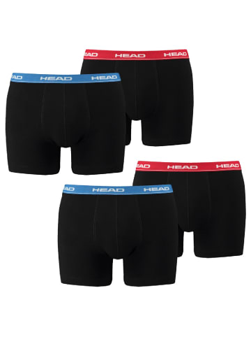 HEAD Boxershorts 4 er Pack Boxer in 505 - red/blue