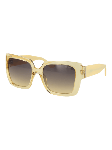 Guess Frauen Sonnenbrille Quadratisch Gelb