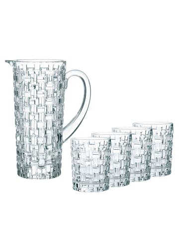 Nachtmann 5er Set Becher- und Krug-Set Bossa Nova transparent in transparent
