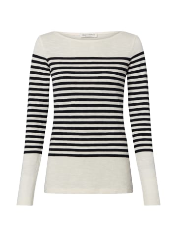 Marc O'Polo Langarmshirt in ecru schwarz