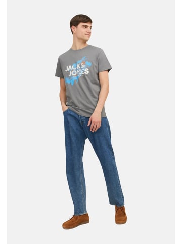 Jack & Jones T-Shirt 'Nelson' in grau