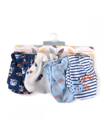 Cangaroo Babyhandschuhe Tibby 4er-Set in blau