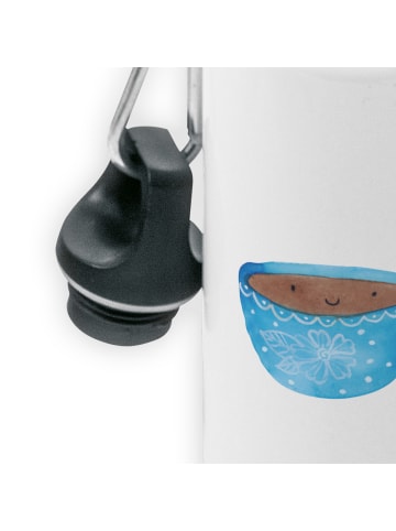 Mr. & Mrs. Panda Trinkflasche Kaffee Tasse ohne Spruch in Weiß