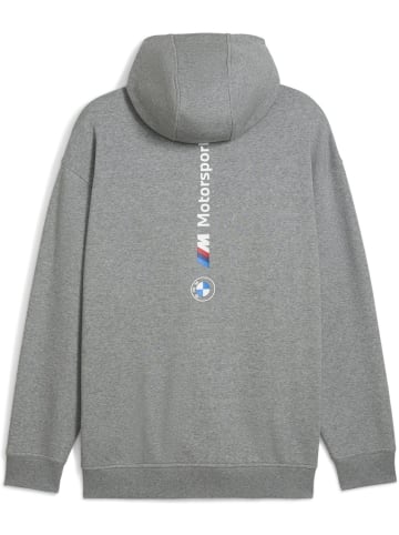 Puma Jacke "BMW MMS ESS+ FZ HOODED JACKET FL" in Grau