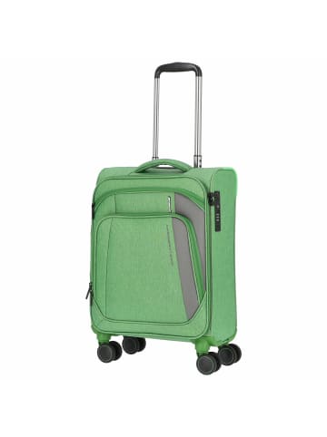 March15 Seychelles - 4-Rollen Kabinentrolley S 52 cm erw. USB in moss green