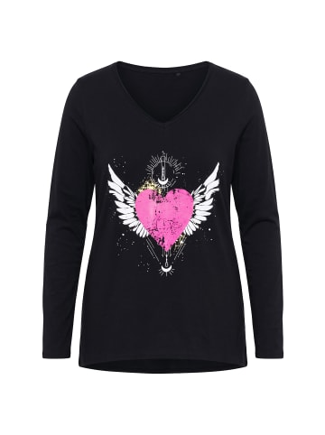 MIAMODA Shirt in schwarz