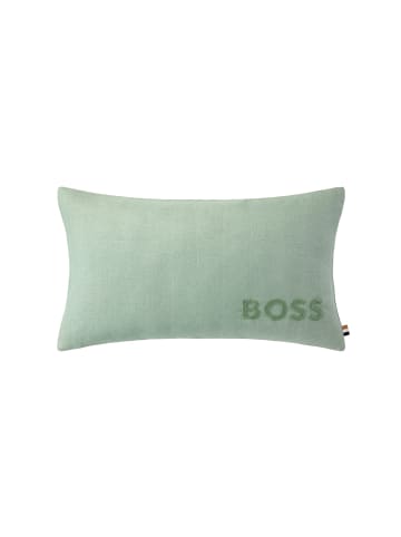 HUGO BOSS home Dekokissen Linobold Kissen in grün