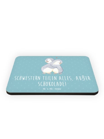 Mr. & Mrs. Panda Magnet Schwestern Liebe mit Spruch in Meeresbrise