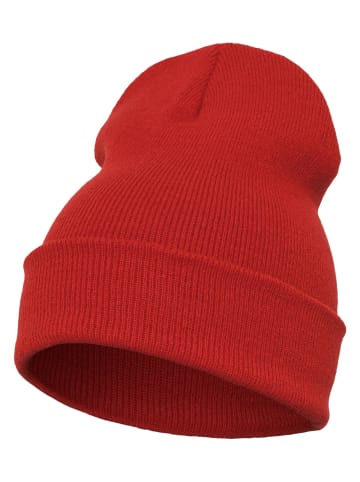 Flexfit Flexfit Unisex Heavyweight Long Beanie in red