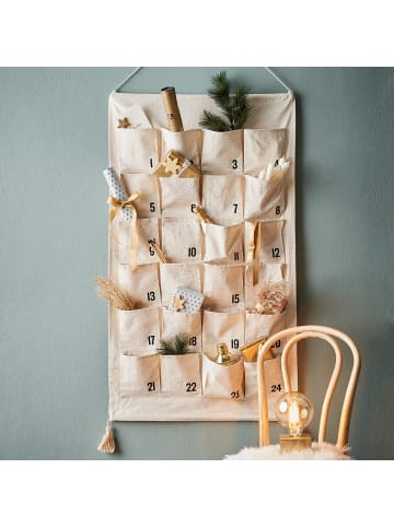 Butlers Butlers Adventskalender SANTA IS COMING in Beige / Gold