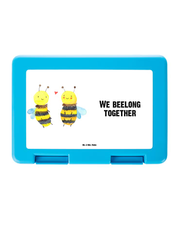 Mr. & Mrs. Panda Brotbox Biene Verliebt mit Spruch in Weiß
