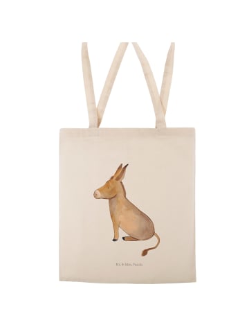 Mr. & Mrs. Panda Tasche Esel ohne Spruch in Creme