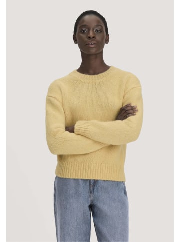 Hessnatur Hessnatur Strick Pullover Relaxed aus Alpaka mit Bio-Baumwolle in jojobagelb