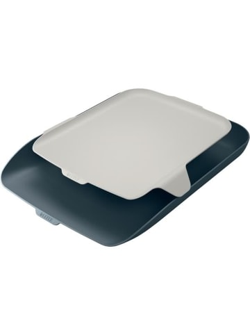 Leitz Briefkorb Cosy mit Organiser A4 Polystyrol grau/hellgrau