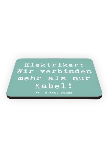 Mr. & Mrs. Panda Kühlschrankmagnet Spruch Elektriker Verbindunge... in Meeresbrise