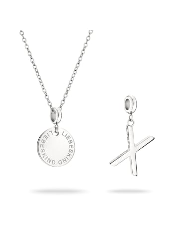 LIEBESKIND BERLIN Schmuck-Set Charm Set X in silber