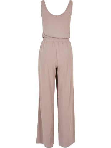 Urban Classics Urban Classics Damen Ladies Long Sleevless Modal Jumpsuit in duskrose