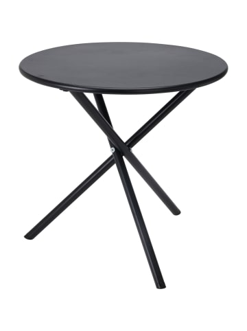 Ambiance Gartentisch aus Metall in Schwarz, Ø 48 cm