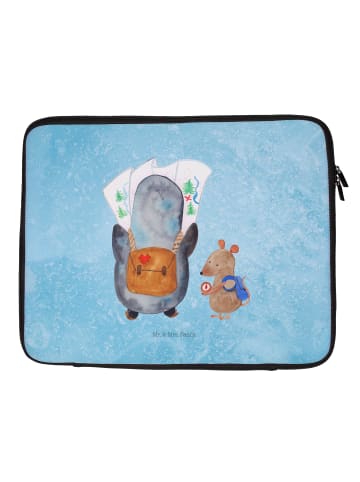 Mr. & Mrs. Panda Notebook Tasche Pinguin & Maus Wanderer ohne Sp... in Eisblau