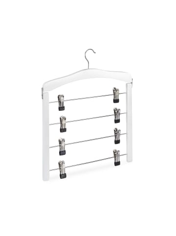 relaxdays 6x Rockbügel in Weiß