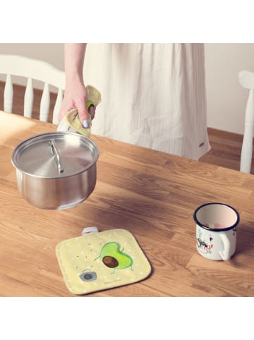 Mr. & Mrs. Panda Topflappen Avocado Tanzen ohne Spruch in Gelb Pastell