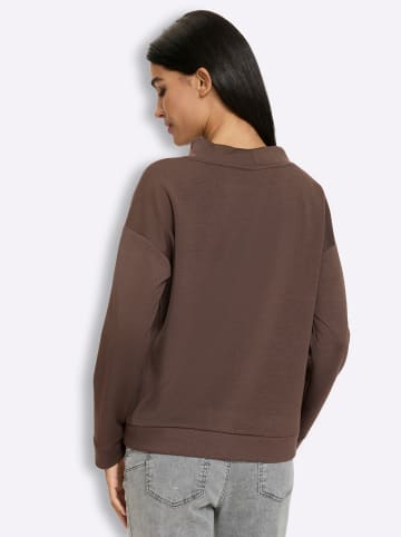Heine Sweatshirt in schoko