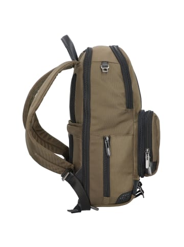 Piquadro Brief 2 Rucksack 44 cm Laptopfach in military green