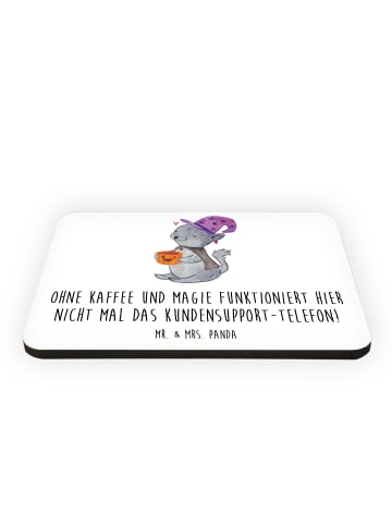 Mr. & Mrs. Panda Kühlschrankmagnet Kundensupport Magie mit Spruch in Weiß