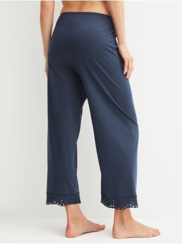 Calida 7/8-Pyjamahose in peacoat blue