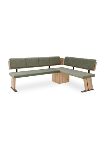 58 aufm Kessel ECKBANK Dolorita für 5 Personen Holznachbildung Artisan Eiche/Grün