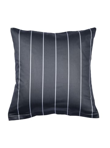 Janine Baumwoll Bettwäsche Modernclassic Karo-Look in anthrazit