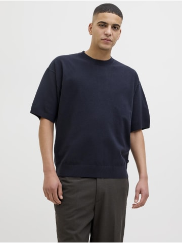 Jack & Jones Gestricktes T-Shirt in Night Sky