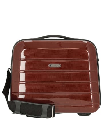 Check.In London 2.0 - Beautycase 33 cm (carbon schwarz) in carbon rot