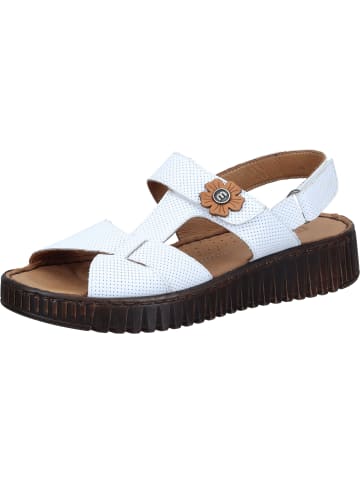 manitu Klassische Sandaletten in weiß