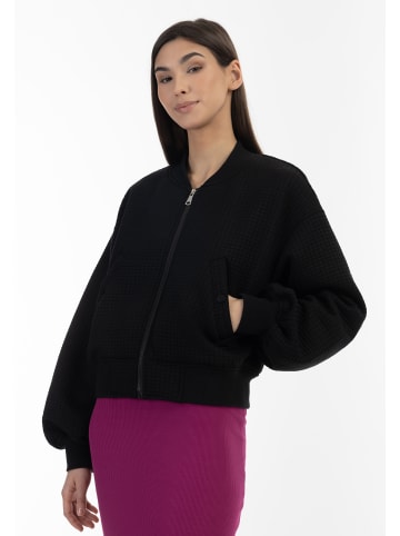 myMo Damen Blousonjacke in Schwarz