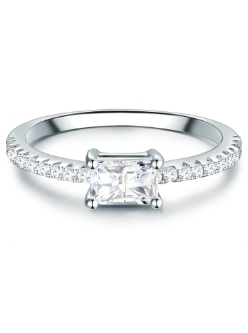 Trilani Ring Sterling Silber Zirkonia in silber